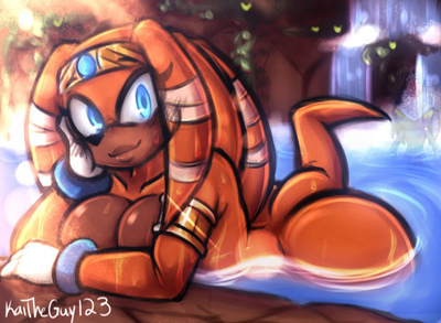 Tikal The Echidna (Your Best Friend is Swimming in your Resting Place)