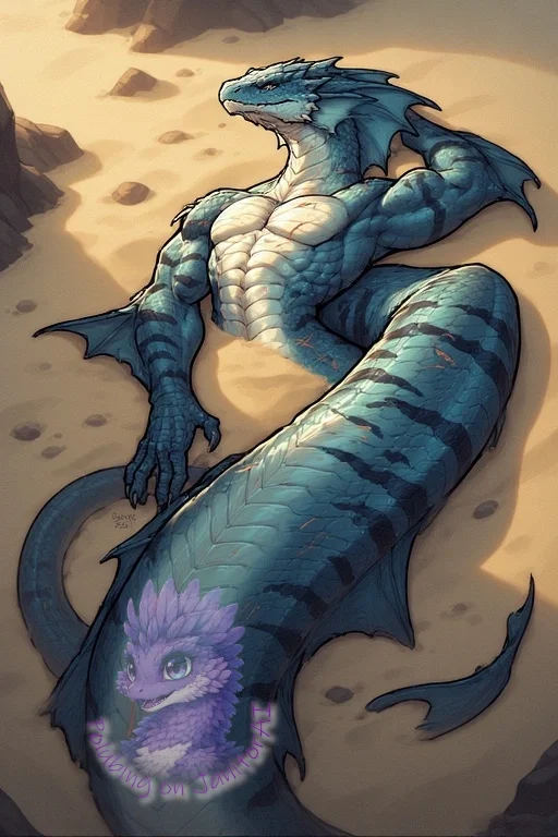 Coraltus the sea serpent naga