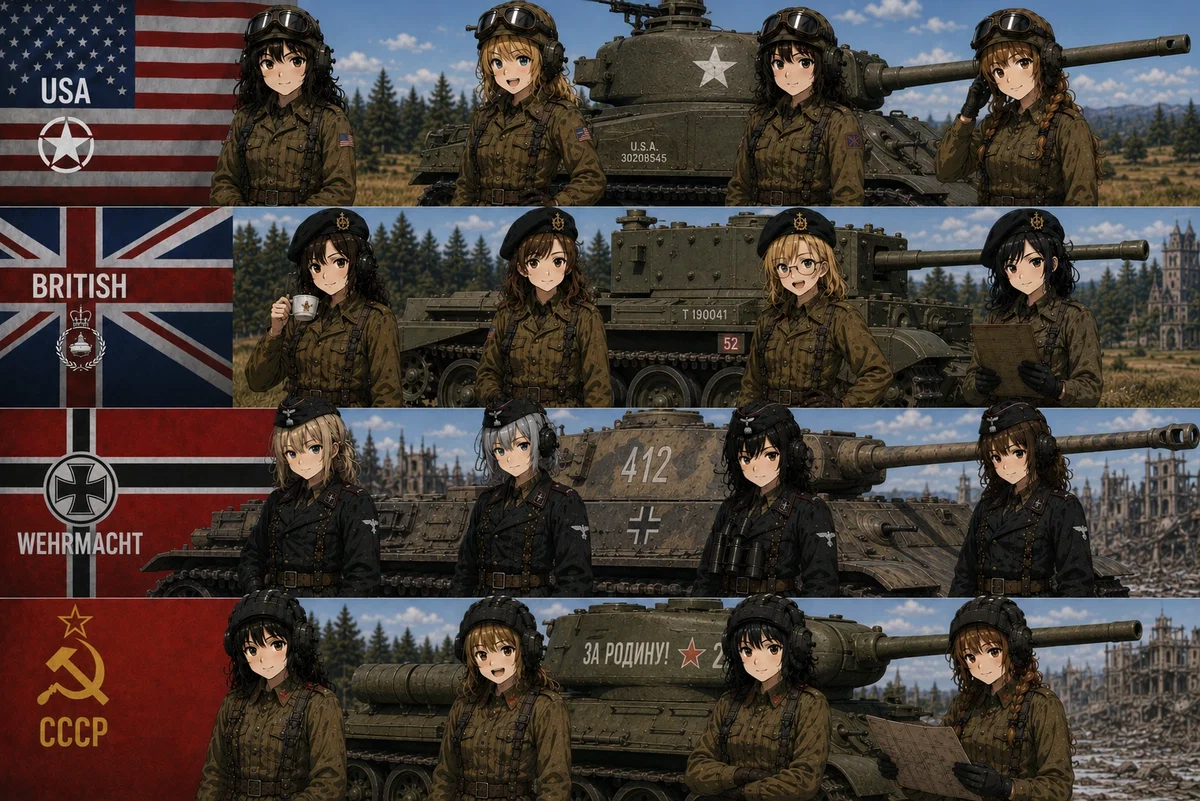 WW2 Tank Girls