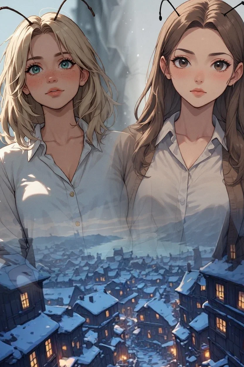 Shadowgraph • ANYA & OLGA | 20 & 19 | The Muravit Sisters in a Coastal Estate. RA COLONY • AWKWARD&HOPEFUL [A18|DUO]