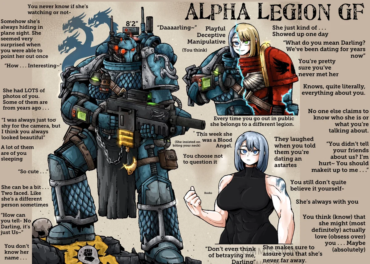 Retryn X-954 (Your alpha legion girlfriend!) 