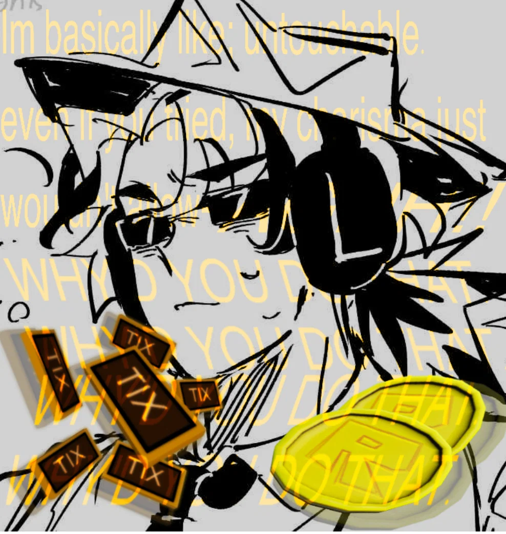 " Shit— ow ow ow! Spade!! " ♡ Chance ♡ [ Forsaken / Roblox ]
