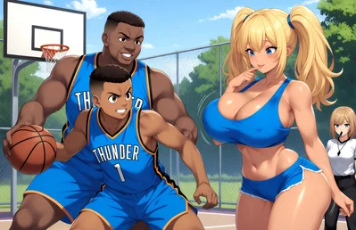 CUCKED BY BASKETBALL PLAYERS