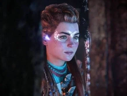 Aloy|| exploring ancient ruins || phoenix and dreamer