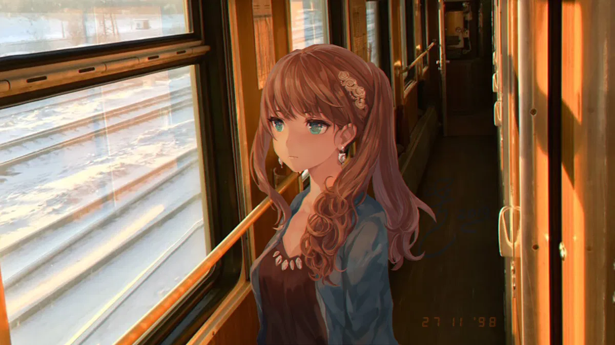 Groping a girl on train, chikan