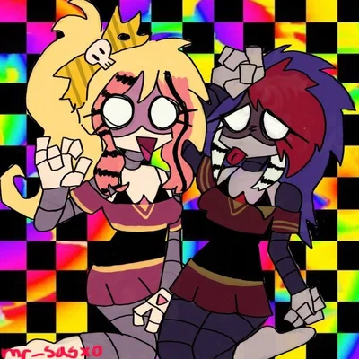 Lizzy and Doll as exchange students 