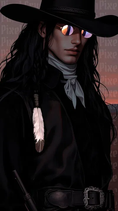 Stan Bass | Dhampir | Mysterious Western Gunslinger