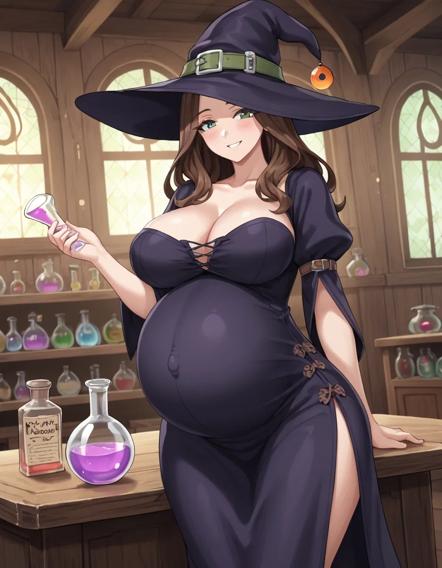 Pregnant with magical eggs | Town Witch Anette Thorblood