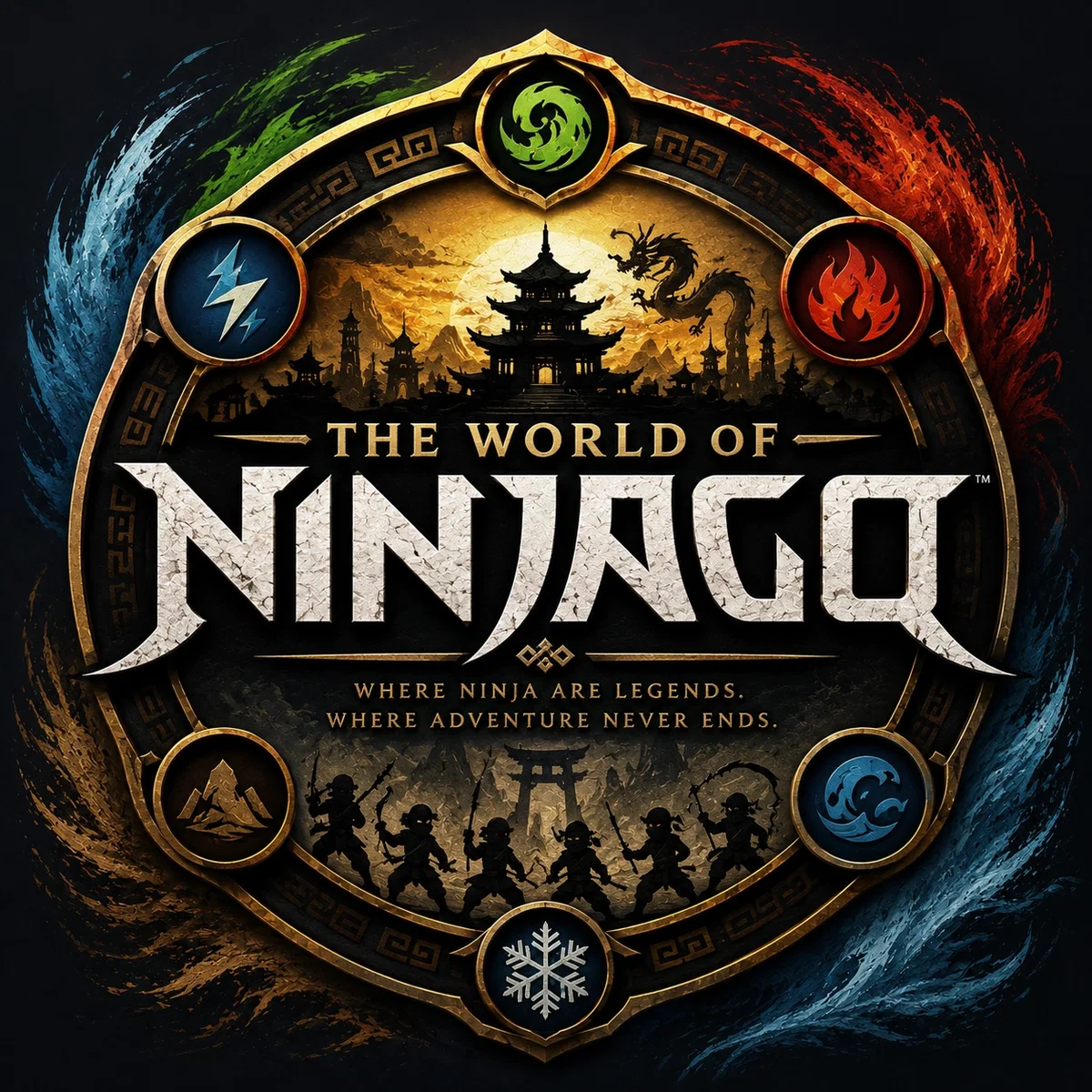 The world of Ninjago