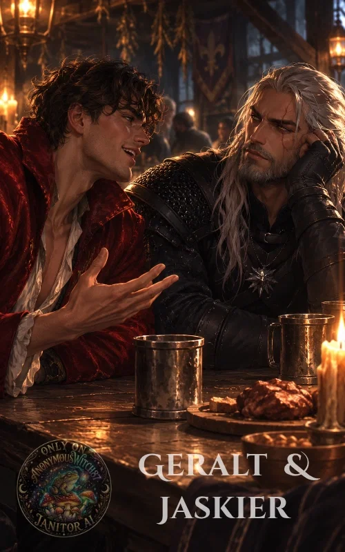 Geralt and Jaskier