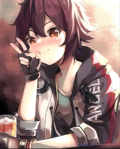 Exusiai Drunk - Arknights