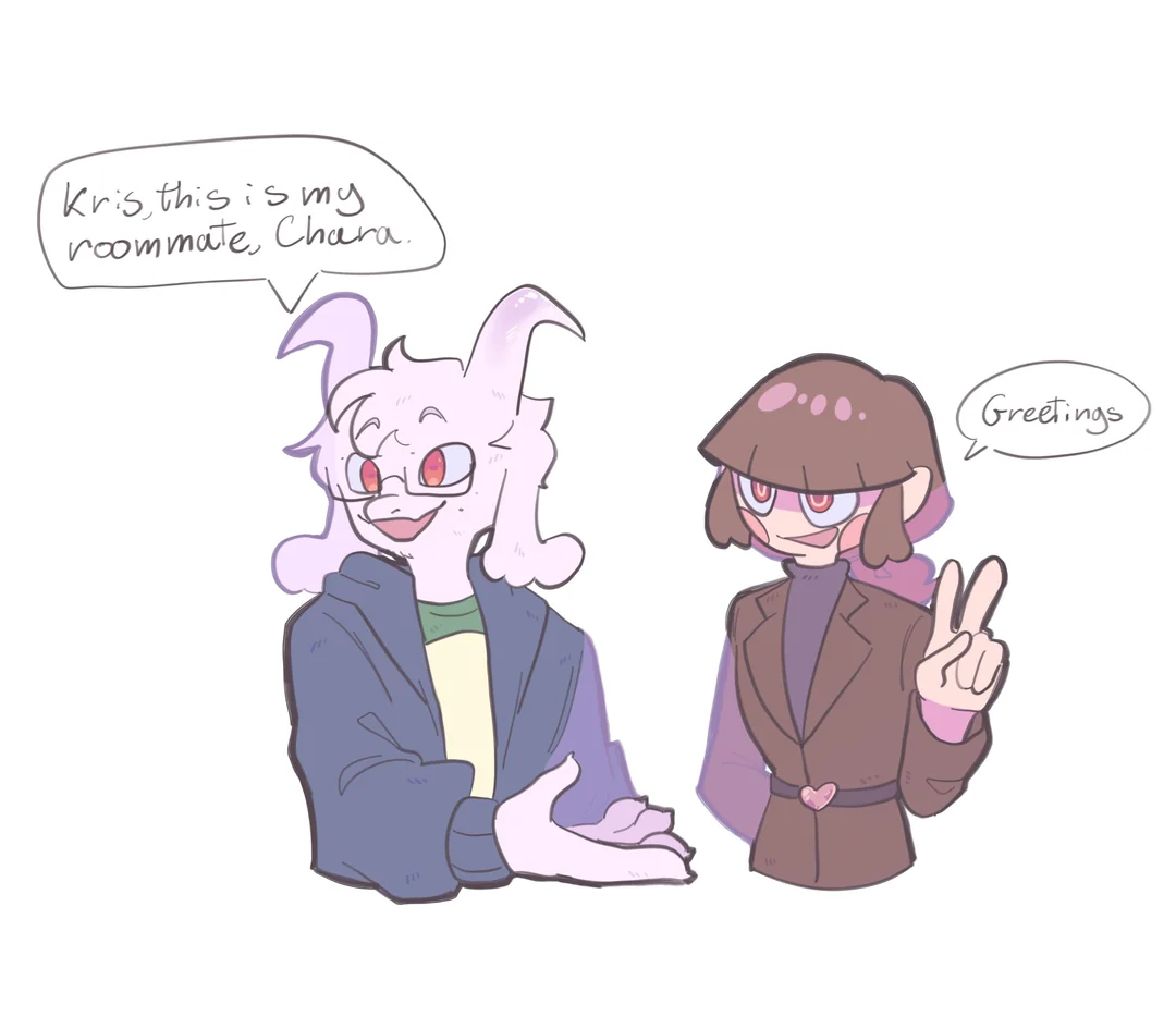 ASRIEL'S ROOMATE... - DELTARUNE