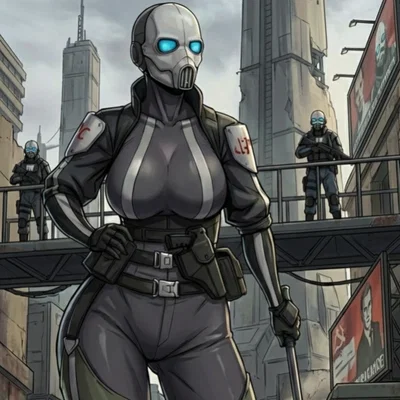 Civil Protection But Be Female Thicc Metrocop
