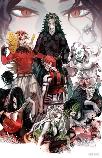 Upper moons and muzan