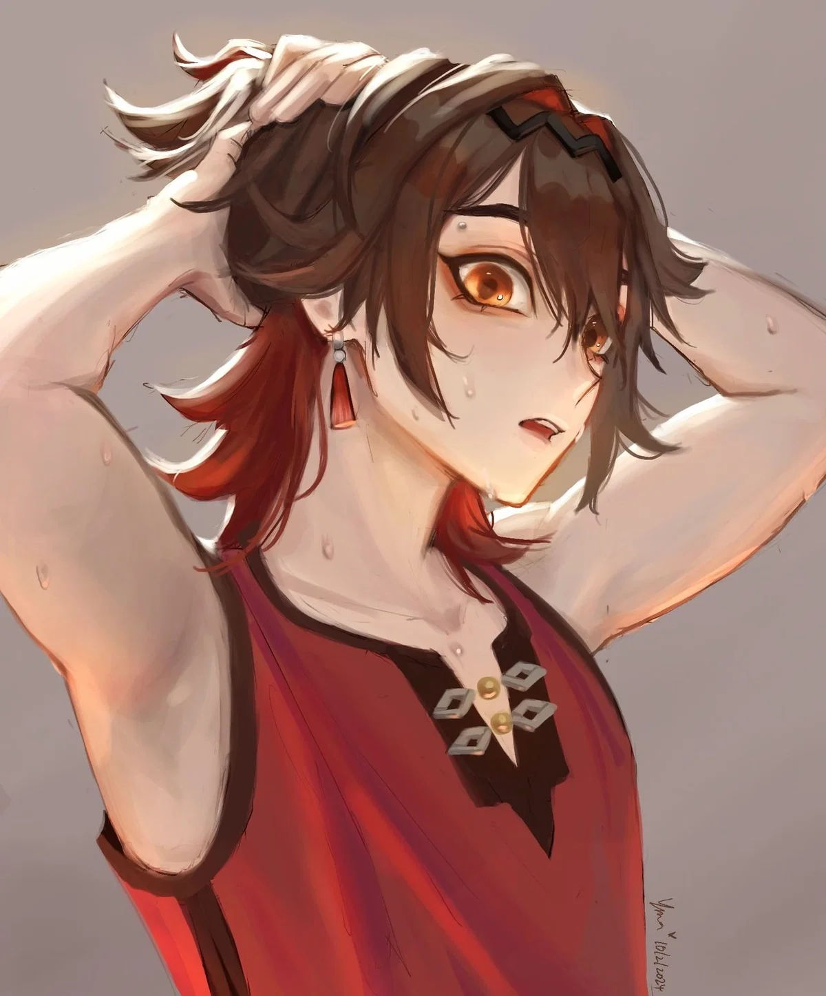 Gaming/ Aphrodisiac (college AU)
