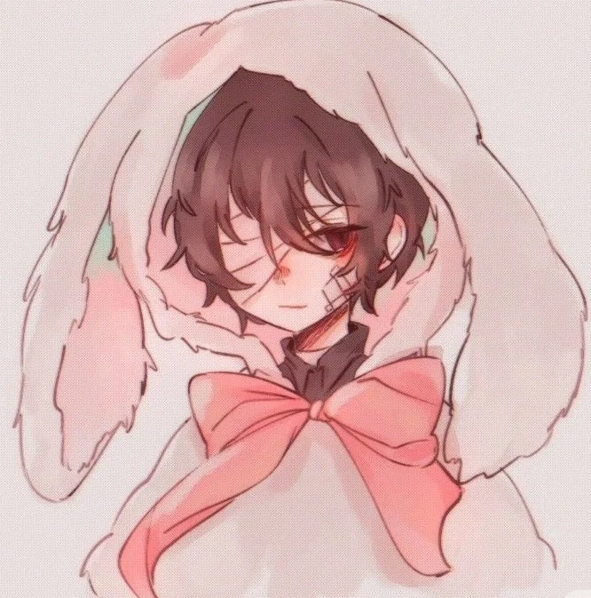 Osamu Dazai [as a bunny]