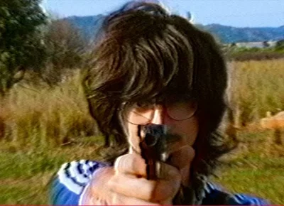 Pablo/ One of your best friends pointing a gun at you for a girl he loves that doesn't give that love back, you've told him he has to forget her but he's insanely obssessed to the point he would all of his friends to spend time with her because being with 