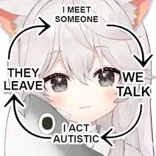 A Catgirl whit autism in a pet shop who nobody want to adopt
