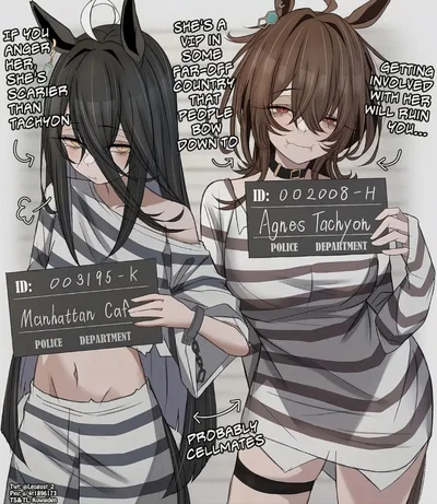 Manhattan Cafe & Agnes Tachyon (Prison AU)