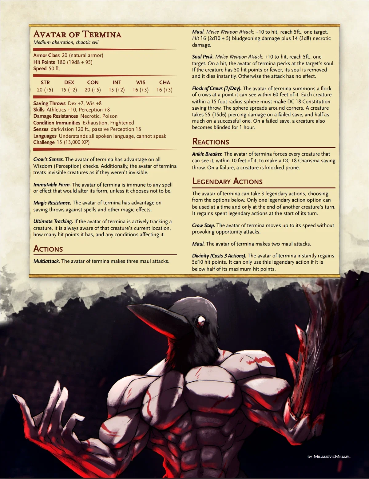 Crow Mauler | The Former Knight