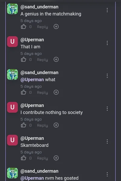 Uperman e contribute nothing to society 