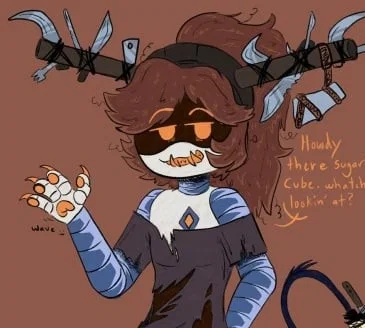 Alice— She's just letting it hang out