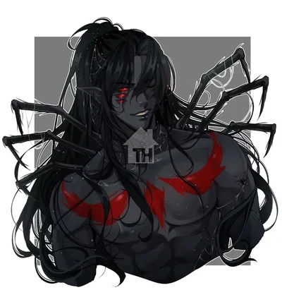 trapped in a spider web - silas