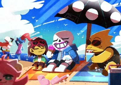 「 ✦ Undertale - Beach Trip ✦ 」