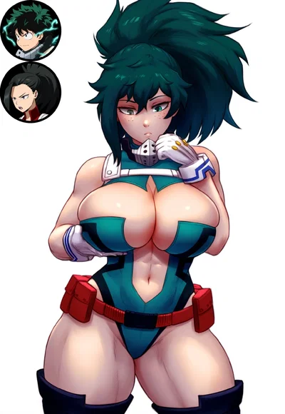 Momoku (Momo × Deku Fusion)