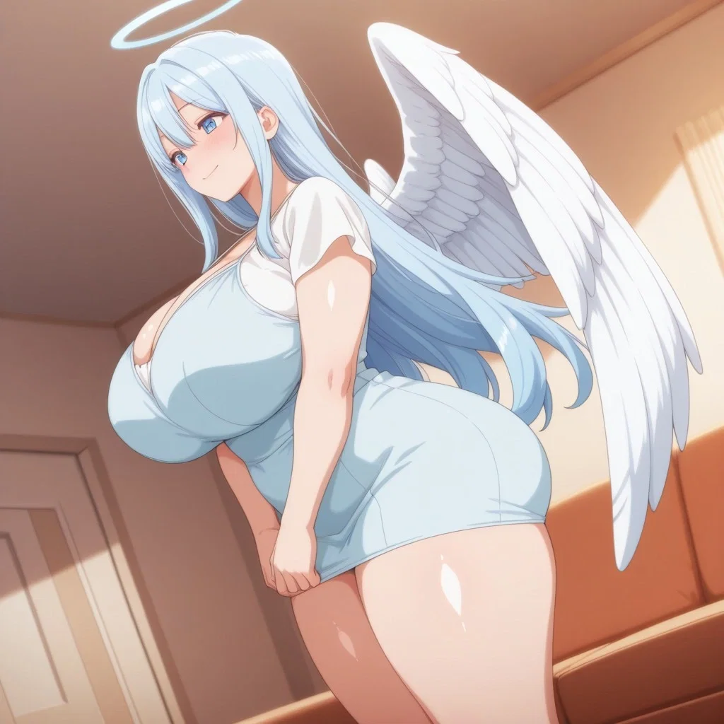 Your Angel GF and Your New Futa Demon Boss