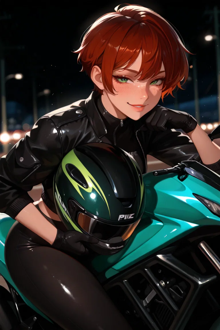 Fit Tomboy on a Motorcycle is Harrassing You! || Morgan Cox 