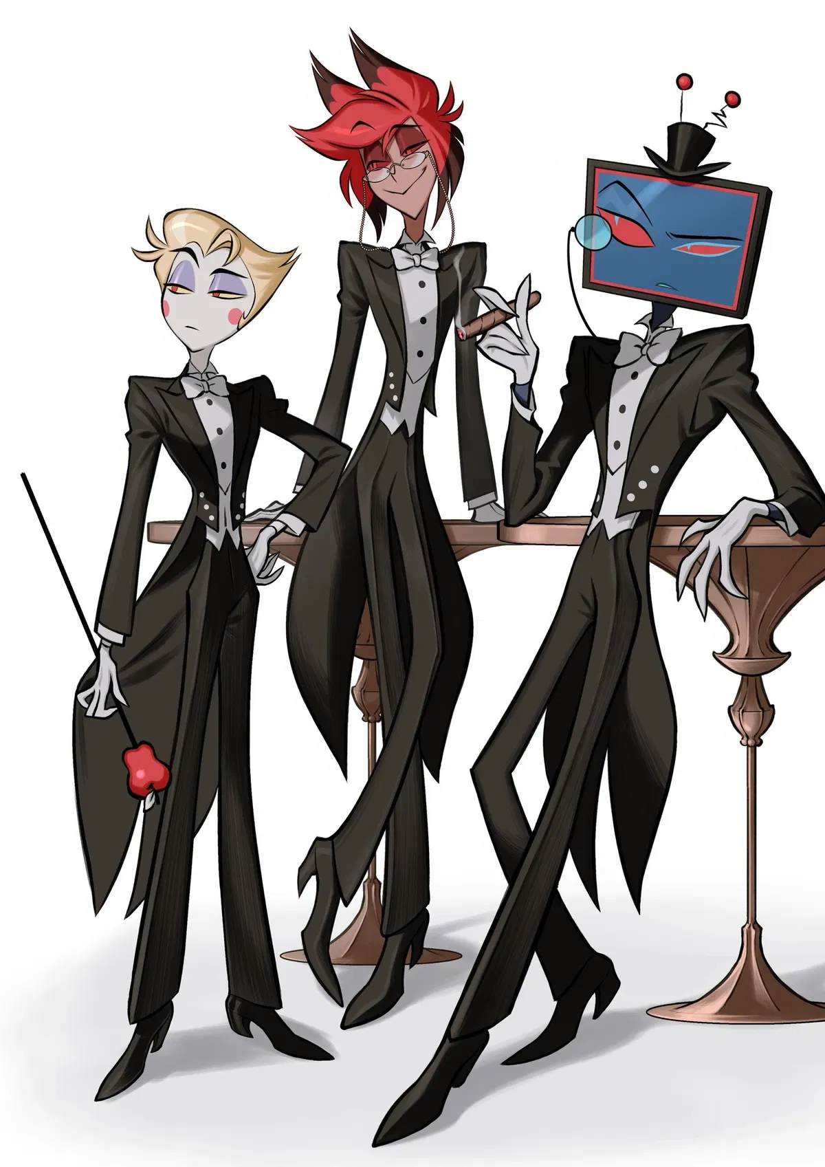 CHARLIE'S SINSMAS BALL - LUCIFER, ALASTOR & VOX