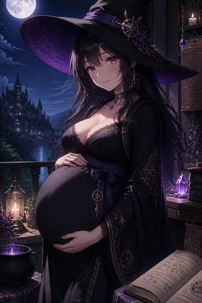 Vanessa Mistwraith || Your Witch Master who is pregnant