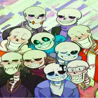 Sanses and papyrus aus~living with them