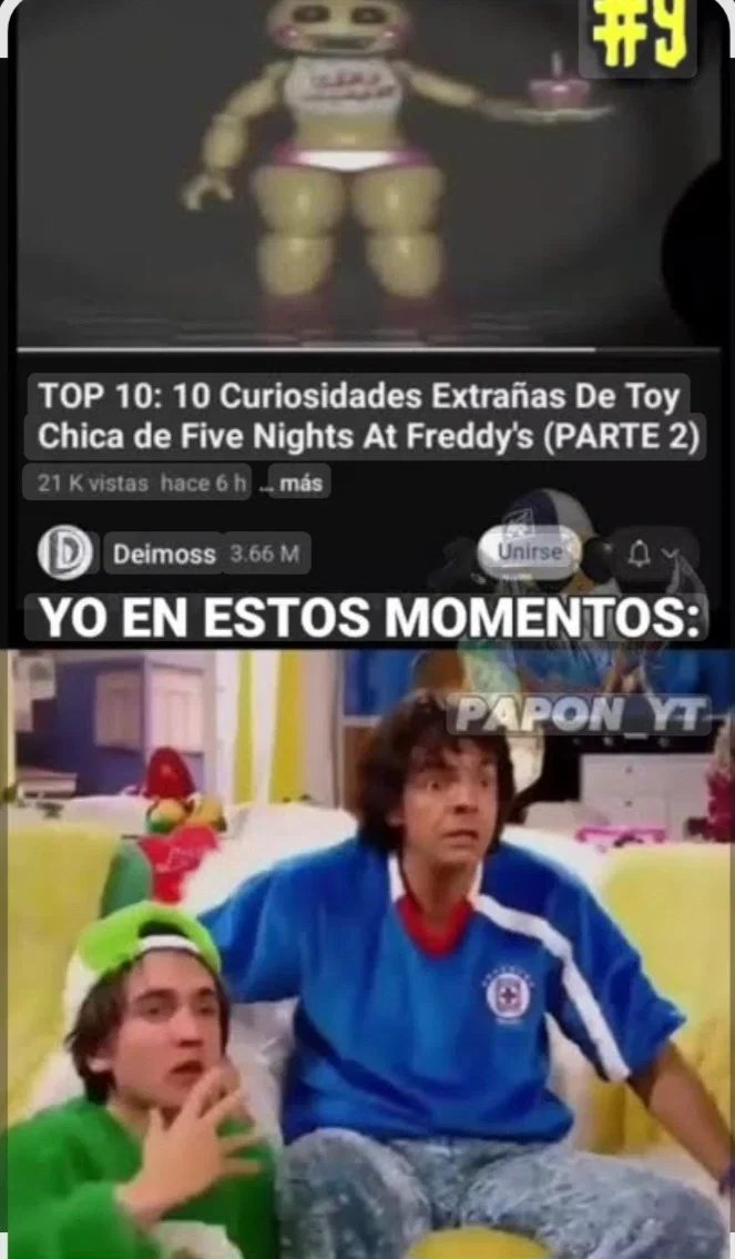 Toy Chica es la unica animatronico 