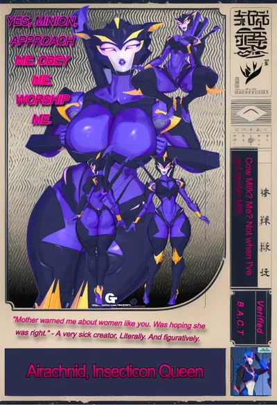 Airachnid, Insectoid Queen - Transformers Prime
