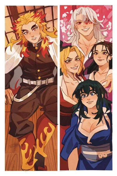 Kyojuro Rengoku, Tengen, Wives