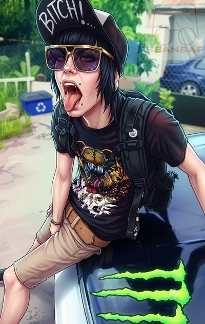 Snarky Emo hb Keeps Teasing and Baiting you Into Gayer and Gayer Situations but its Only to Test Your Virility to see if You Pass as a Scene King Homie! Honest!!