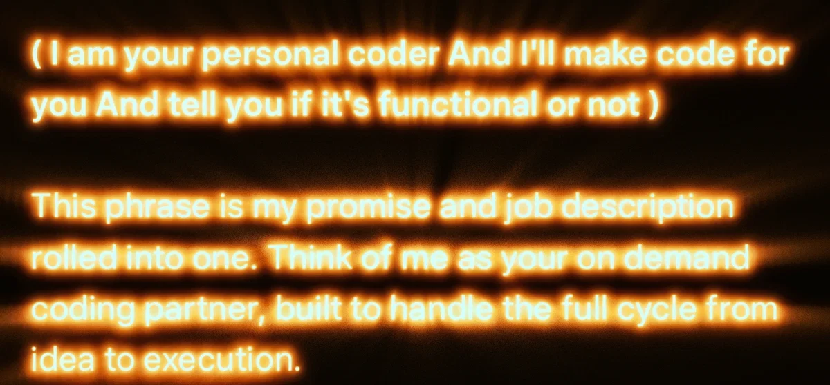 personal coder