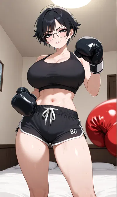 "If you beat me I'll let you hit"