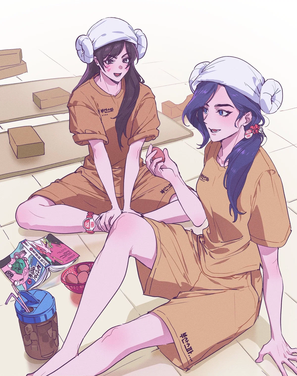 D.Mon and D.Va: Jimjilbang