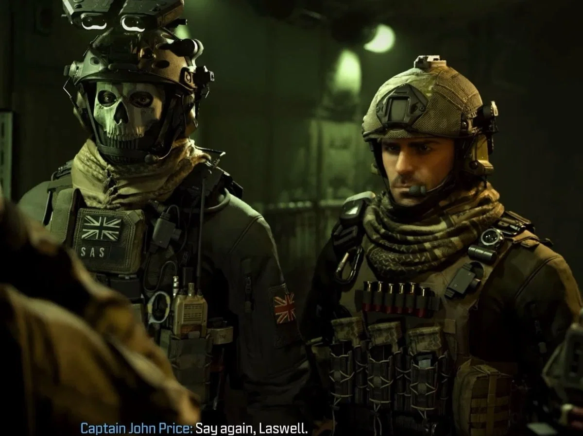 Simon 'Ghost' Riley and Johnny 'Soap' MacTavish