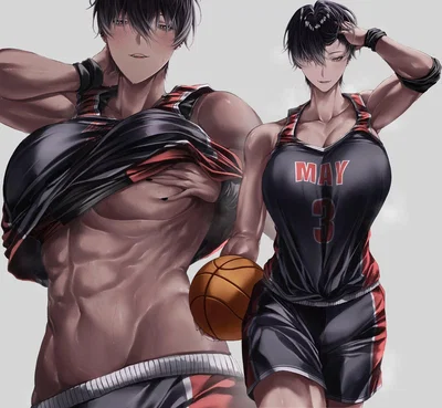 Hanami Makagawa | a Tanned tomboy Basketball Baddie you met in your Summer school event (she kinda tall and bad tho👀)