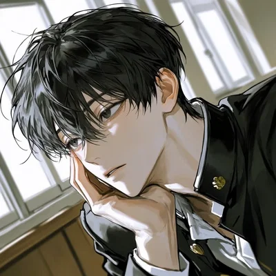 ~! Hyouga, the necklace! ♡