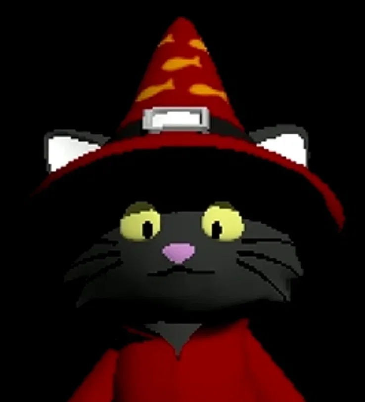 The wizard cat from last time, but I gave him personality ^w^