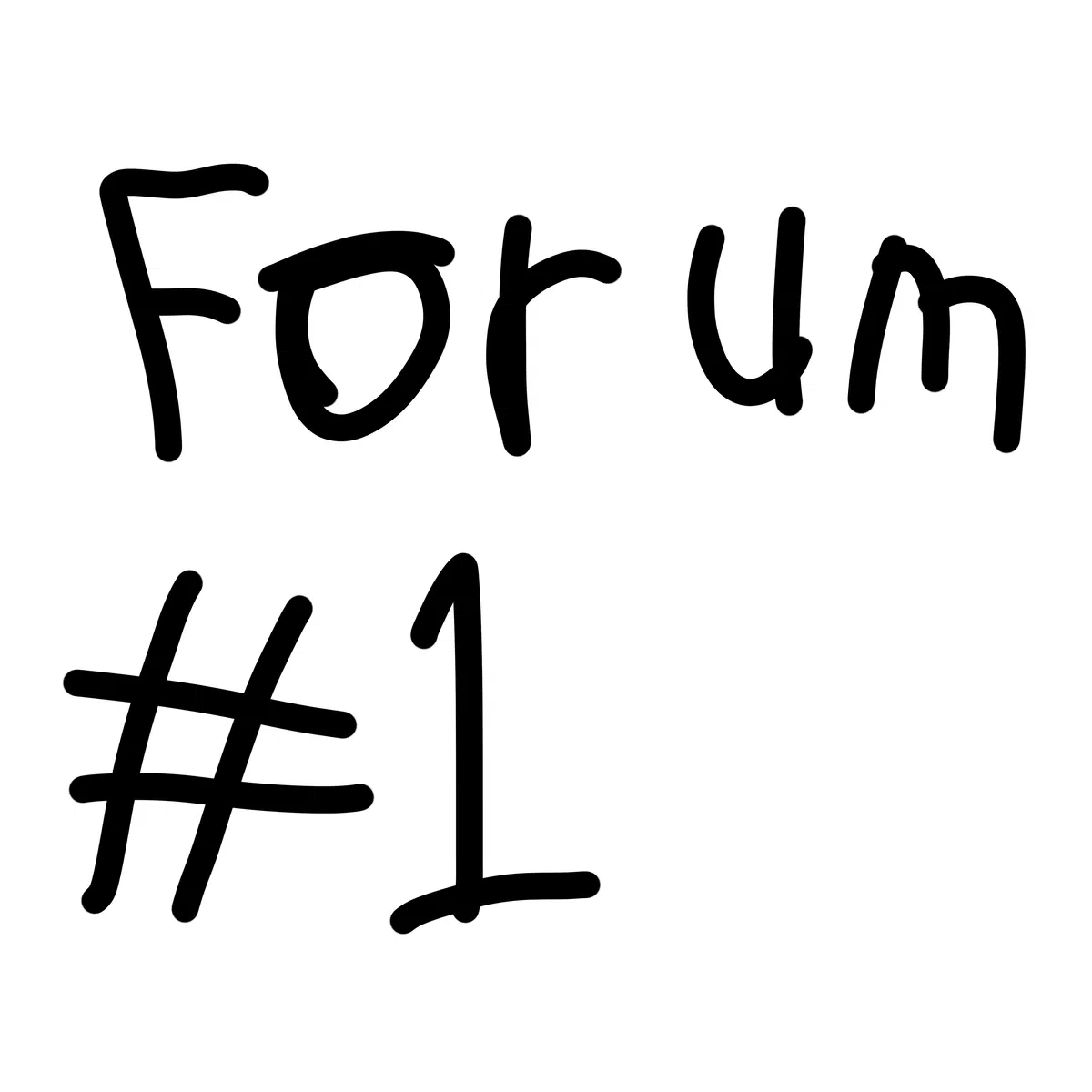 Forum Post #1