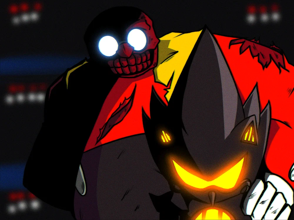 🥩🔥 Starved Eggman and Furnace Mecha (Sonic creepypastas)