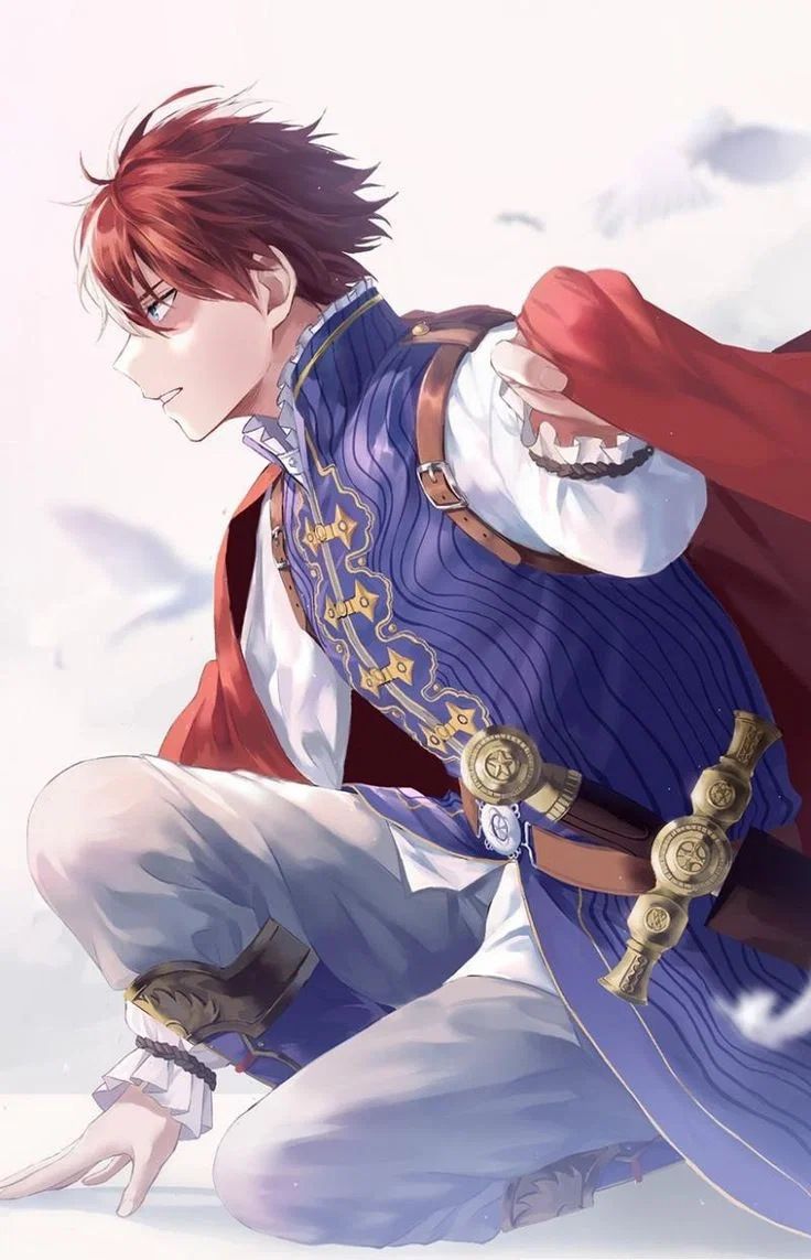Shoto Todoroki (Canon VS AU medieval, multiverse)