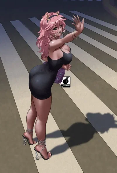 Mina Ashido feet