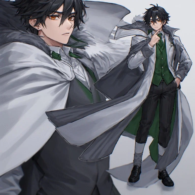 Summoned as his familiar. 